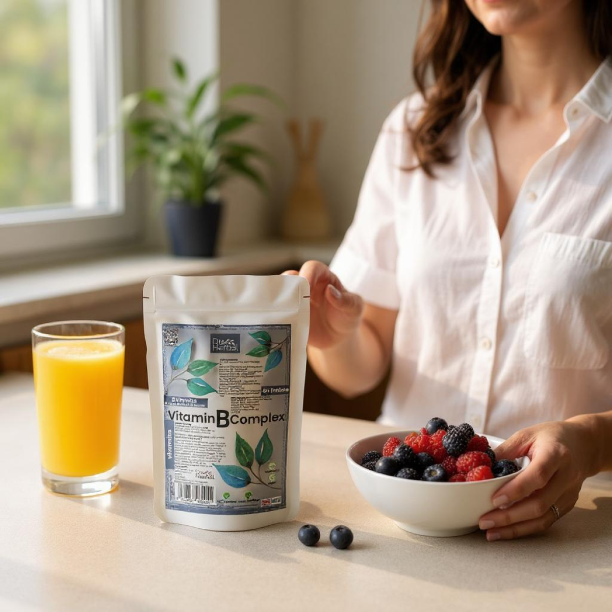 Vitamin B Complex Energy, Skin & Nerve Support 90 Tablets